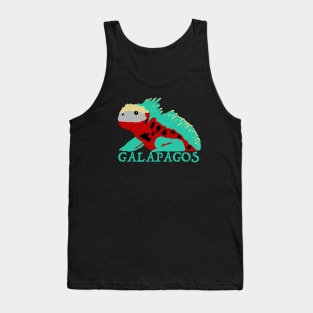 Galapagos Marine Christmas Iguana Tank Top